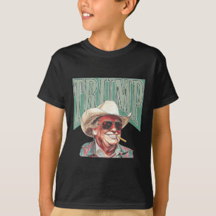 Camiseta Western Make America Excelente Trump Pai