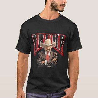 Camiseta Western Trump Cowboy Tee leva a América de volta a