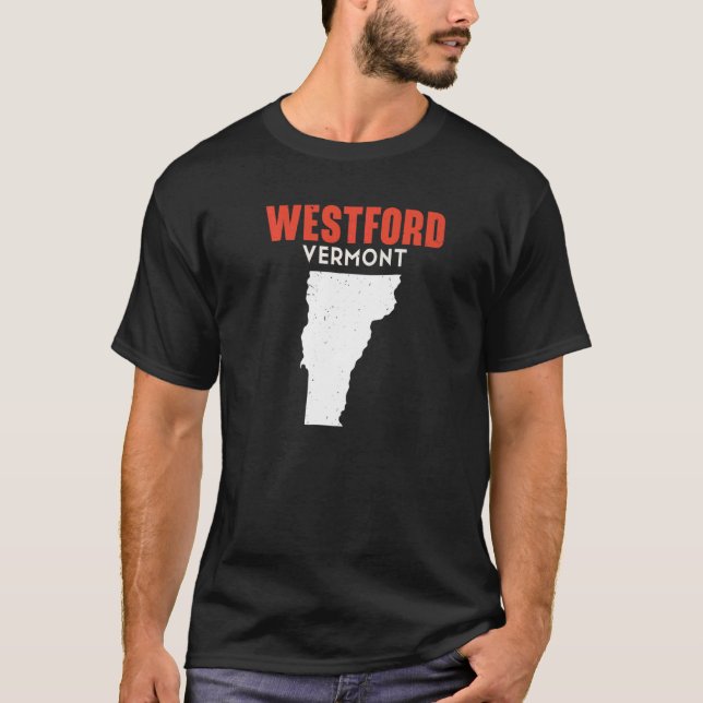 Camiseta Westford Vermont USA State America Travel Vermonte (Frente)