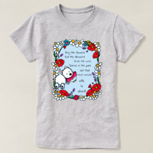 Camiseta Westie 'A Vida é Curta'