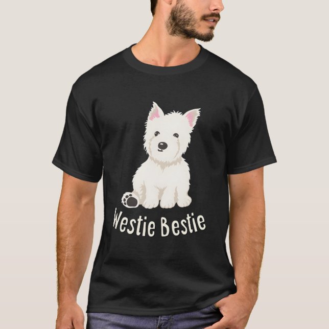 Camiseta Westie Bestie West Highland White Terrier (Frente)