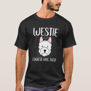 Camiseta Westie Cão Mais Legal West Highland White Terrier
