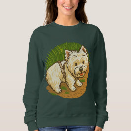 Camiseta Westie Feliz na Trilha da Natureza