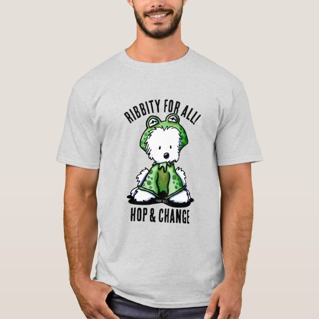 Camiseta Westie Frog (Frente)