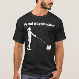 Camiseta Westie Gifts Men Mulheres no Oeste do Terrier 1