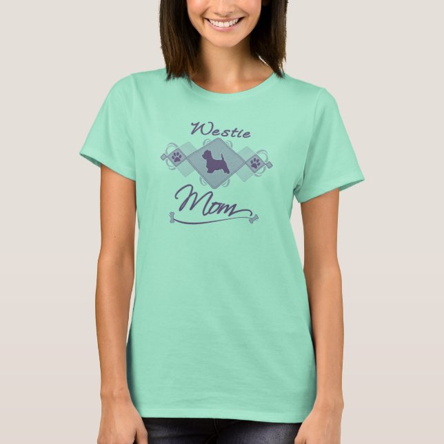 Camiseta Westie Mãe (Frente)