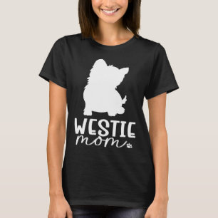 Camiseta Westie Mãe