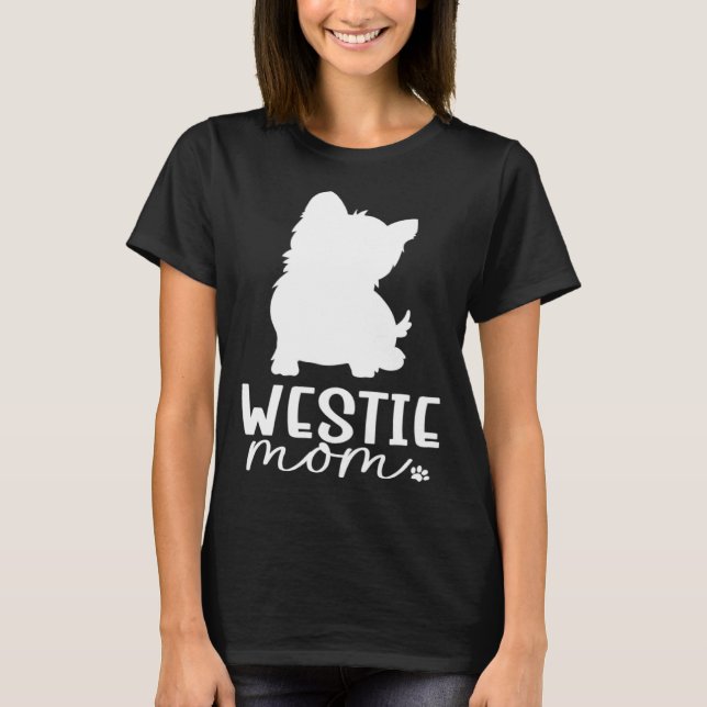Camiseta Westie Mãe (Frente)
