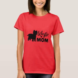 Camiseta Westie Mãe