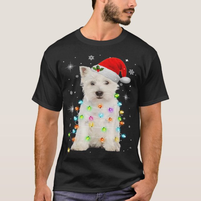 Camiseta Westie Mãe West Highland White Terrier Dog Lovers (Frente)