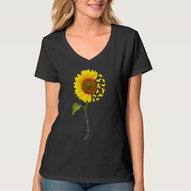 Camiseta Westie Sunflower (Frente)
