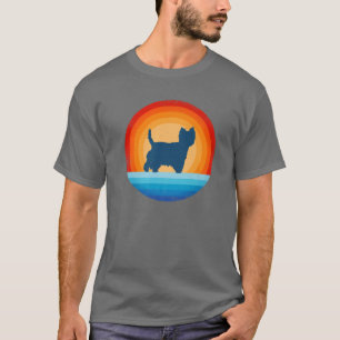 Camiseta Westie West Highland White Terrier Retro Vintage S
