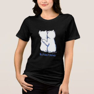 Camiseta Westies de Hugging KiniArt
