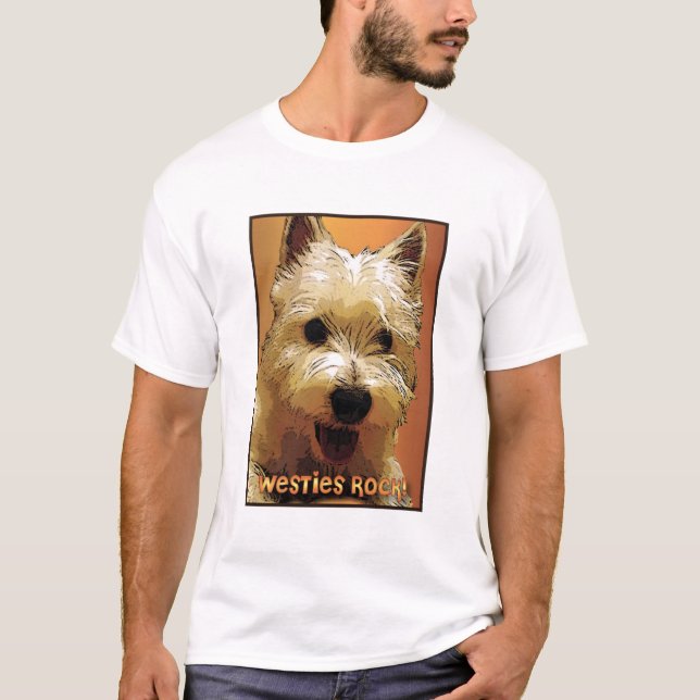 Camiseta westies-rock3 (Frente)
