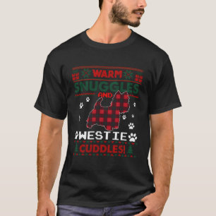 Camiseta Westin Dog Christmas Pajama Shirt Ugly Christmas S