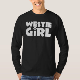 Camiseta Westin Girl Funny Pet West Highland White Terrier
