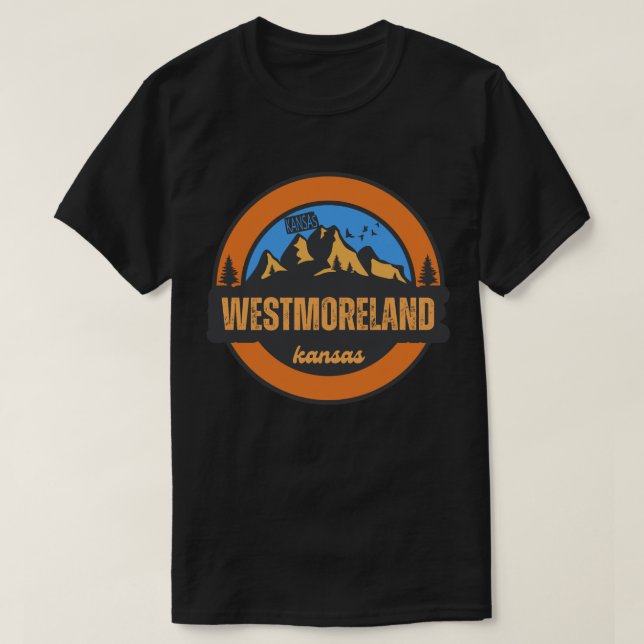 Camiseta Westmoreland, Kansas (Frente do Design)