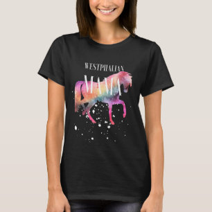 Camiseta Westphalian Horse Mama Galaxy Horse Girl Equestria