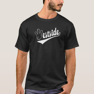 Camiseta Westside hand Street gangster hip hop visto gangst