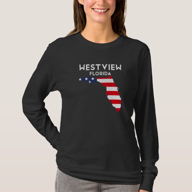 Camiseta Westview Florida USA State America Travel Floridia (Frente)