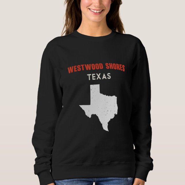 Camiseta Westwood Shores Texas USA State America Travel Tex (Frente)
