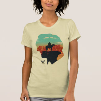 Camiseta Westworld | Ford Silhouette Of Man in Black