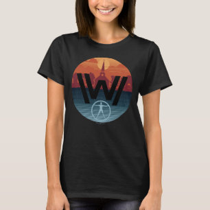 Camiseta Westworld Logotipo da Igreja Escalante