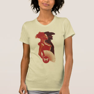 Camiseta Westworld Retrato De Estêncil Maeve & Hector