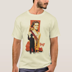 Camiseta Westworld   Wyatt & Man em preto na Igreja Branca
