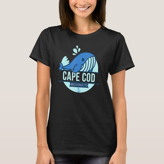 Camiseta Whale Cape Cod Massachusetts (Frente)
