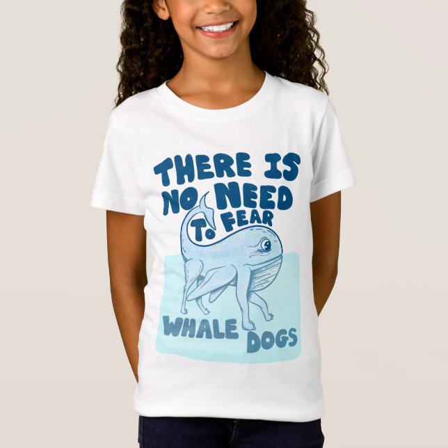 Camiseta Whale Dog funny creature (Frente)