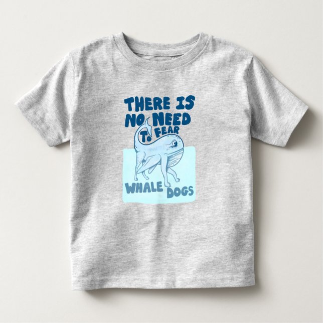 Camiseta Whale Dog funny creature (Frente)