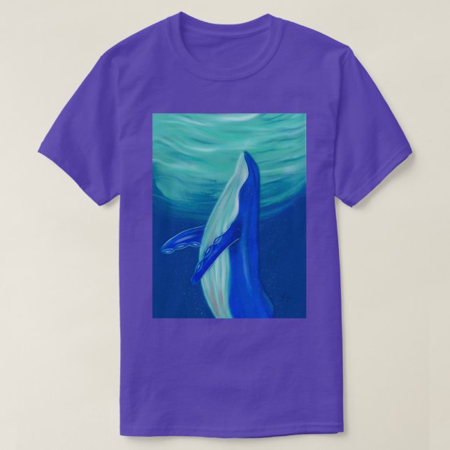 Camiseta Whale Hello 1 (Frente do Design)