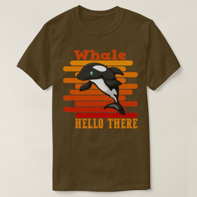 Camiseta Whale Hello Ali (Frente do Design)