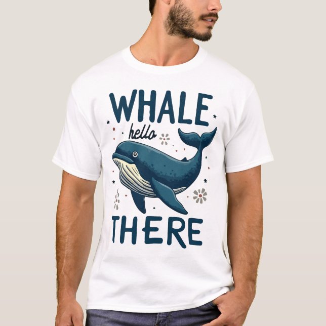 Camiseta Whale Hello Ali (Frente)
