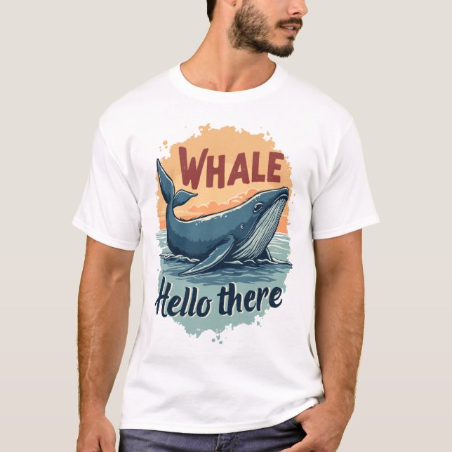Camiseta Whale Hello Ali (Frente)