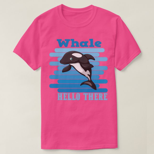 Camiseta Whale Hello Ali 1 (Frente do Design)