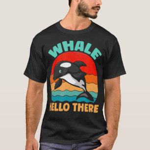 Camiseta Whale Hello Ali Retro Vintage Orca