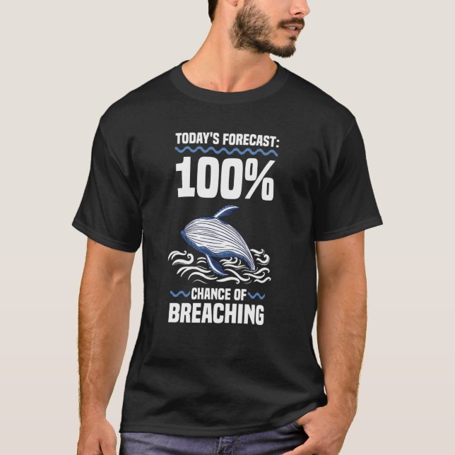 Camiseta Whale Marine Mammal & Whale Watching (Frente)