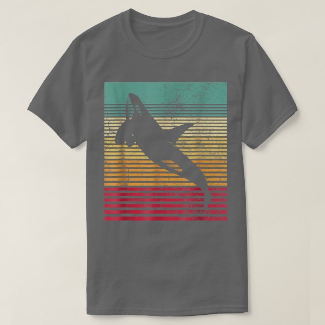 Camiseta Whale Orca Estilo Retro Men Novelage F (Frente do Design)