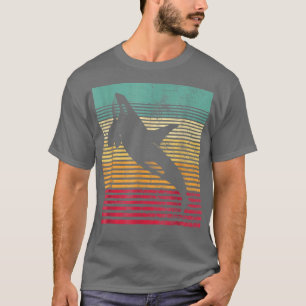 Camiseta Whale Orca Estilo Retro Men Novelage F