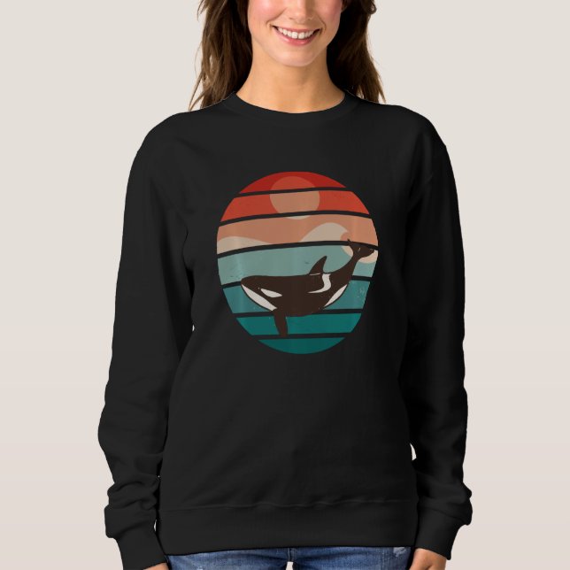 Camiseta Whale underwater world ocean Orca Pul Hoodie 1 (Frente)