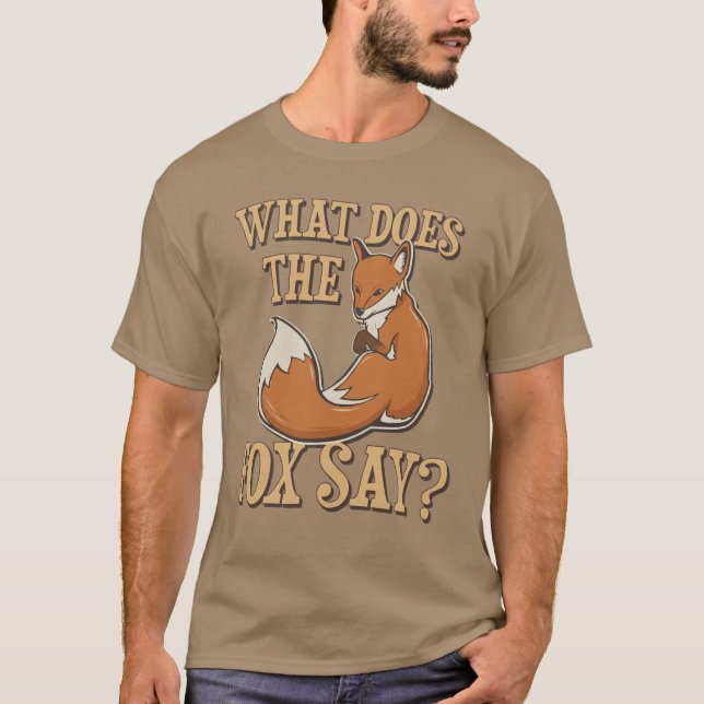 Camiseta What Does The Fox Say? (Frente)