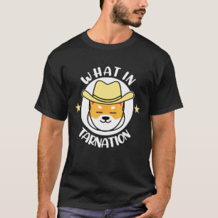 Camiseta What In Tarnation Dog Cowboy Corgi Meme