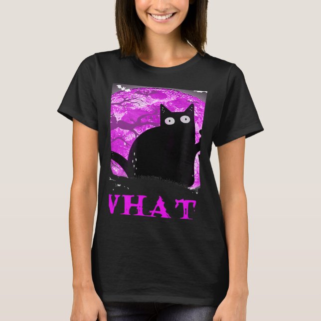 Camiseta What Murderous Cat Holding Knife Halloween Costume (Frente)