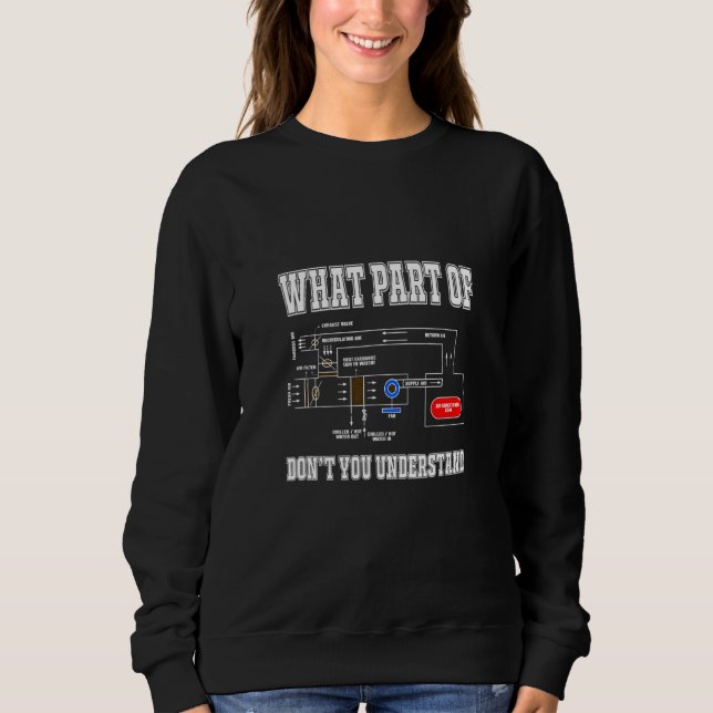 Camiseta What Part Don't You Understand HVAC Installer Tech (Frente)