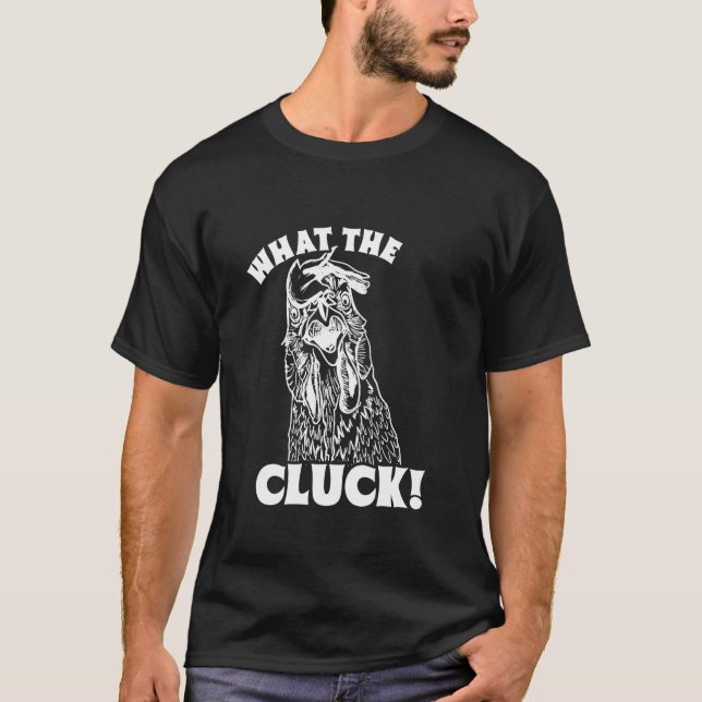 Camiseta What The Cluck! Frango (Frente)