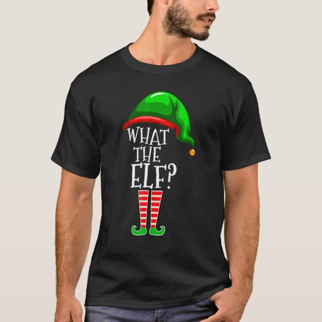 Camiseta What The Elf Group Matching Family Christmas For M (Frente)