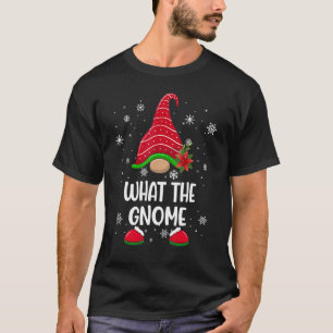 Camiseta What The Gnome Buffalo Plaid Matching Family Chris