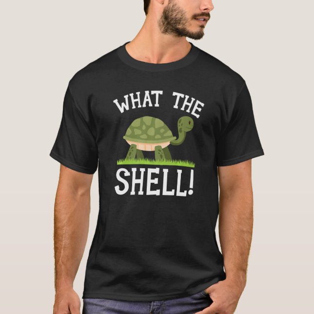 Camiseta What The Shell Turtle Tortoise Marine Biology  1 (Frente)